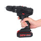 3 in 1 36V 550W Cordless Electric Impact Hammer Drill Screwdriver 2 Speeds W/ 2pcs Battery