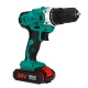 3 in 1 Multifunctional Cordless Drill Driver Wrench 3/8-Inch Chuck Cordless Impact Drill Driver W/ None/1/2 Battery