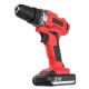 300W 21V LED Cordless Electric Drill Screwdriver 1500mAh Rechargeable Li-Ion Battery Repair Tools