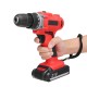 300W 21V LED Cordless Electric Drill Screwdriver 1500mAh Rechargeable Li-Ion Battery Repair Tools