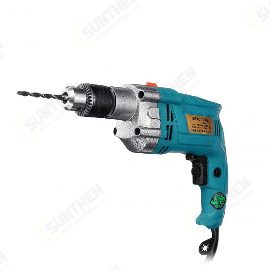 32Pcs Set 1980W 3800RPM Electric Impact Drill Screwdriver Household Electric Flat Drill Grinding