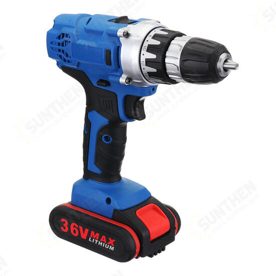 36V 1.3A Cordless Rechargeable Power Drill Driver Electric Screwdriver W/ 1 or 2 Li-ion Battery 36V 1.3A Cordless Rechargeable Power Drill Driver Electric Screwdriver W/ 1 or 2 Li-ion Battery