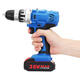 36V 1.3A Cordless Rechargeable Power Drill Driver Electric Screwdriver W/ 1 or 2 Li-ion Battery 36V 1.3A Cordless Rechargeable Power Drill Driver Electric Screwdriver W/ 1 or 2 Li-ion Battery