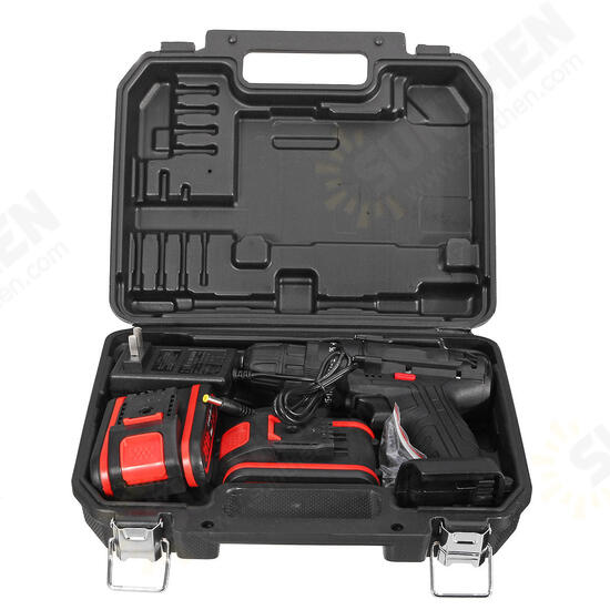 36V Cordless Electric Drill Speed Adjustable with Two Lithium Rechargeable Battery 2 Speed Adjustment Brushless Drill Screwdriver 36V Cordless Electric Drill Speed Adjustable with Two Lithium Rechargeable Battery 2 Speed Adjustment Brushless Drill Screwdriver