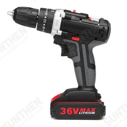 36V Cordless Lithium Electric Screwdriver Power Drill Driver Drilling Machine with Charger 36V Cordless Lithium Electric Screwdriver Power Drill Driver Drilling Machine with Charger