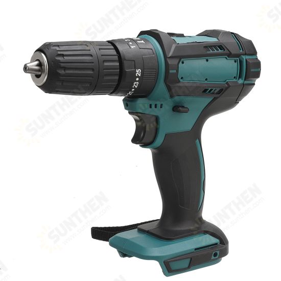 388VF 1500W Electric Cordless Impact Drill LED Working Light Rechargeable Woodworking Maintenance Tool W/ 1pc/2pcs Battery