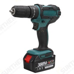388VF 1500W Electric Cordless Impact Drill LED Working Light Rechargeable Woodworking Maintenance Tool W/ 1pc/2pcs Battery 388VF 1500W Electric Cordless Impact Drill LED Working Light Rechargeable Woodworking Maintenance Tool W/ 1pc/2pcs Battery