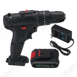 48V 1500W Impact Electric Drill 28N.m Max Torque LED Light Screwdriver Power W/ 1/2pc Battery 48V 1500W Impact Electric Drill 28N.m Max Torque LED Light Screwdriver Power W/ 1/2pc Battery