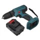 48V Cordless Electric Drill LED Impact Drill 25+3 Gears w/ 1pc or 2pcs Battery