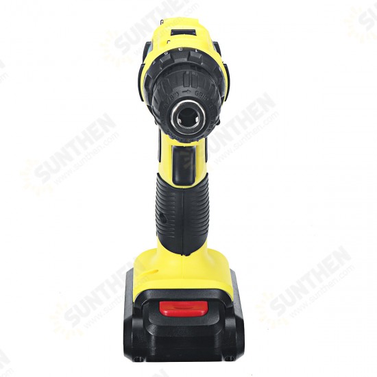 48V Cordless Rehcargeable Impact Wrench LED Hand Drill Driver Torque Tool W/ 1pc Battery