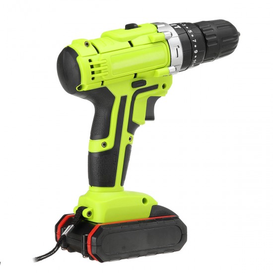 48VF 22800mAh Cordless Rechargable 3 In 1 Power Drills Impact Electric Drill Driver With 2Pcs Battery