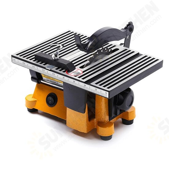 4Inch 220V Multifunction Mini Table Saw Bench Saw For Cutting Wood Copper Glass Ceramic Tile Cutter Aluminium Cutting Wood Lathe