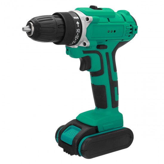 6000mAh 48V Electric Drill Dual Speed Rechargeable Power Tool W/ 1/2pc Battery