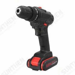 68VF Cordless Lithium-Ion Drill/Driver Rechargable Electric Drill Adjustable 3200r/min 2 Speed Hand Drill With 1 Or 2 Battery