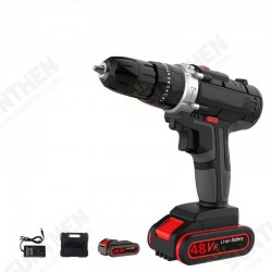 7500mAh 2 Speed Electric Drill 25+3 Torque Power Driver Drills Multi-function Rechargeable Hand Drill With 1 Or 2 Li-ion Battery 7500mAh 2 Speed Electric Drill 25+3 Torque Power Driver Drills Multi-function Rechargeable Hand Drill With 1 Or 2 Li-ion Battery