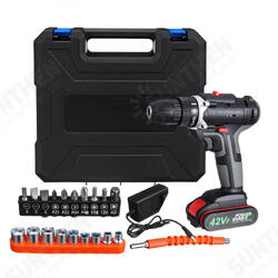 7500mAh Multifunctional Electric Drill Dual Speed Cordless Power Screwdriver Set with Li-ion Battery 7500mAh Multifunctional Electric Drill Dual Speed Cordless Power Screwdriver Set with Li-ion Battery