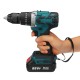 88VF 3 IN 1 Cordless Brushless Drill Electric Screwdriver Hammer Impact Drill 20+3 Torque W/ 1/2pcs Battery