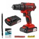 88VF Cordless Electric Drill Driver 25+1 Gears Rechargeable Screwdriver W/ 1/2pcs Battery & LED Working Light