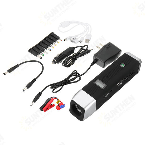 99800mAh 1000A 12V Portable Auto Jump Starter Auto Emergency Starting Power Supply Power Bank