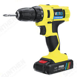 AC 110-220V DC 21V Lithium Cordless Rechargeable Power Drill Electric Screwdriver Two Speed AC 110-220V DC 21V Lithium Cordless Rechargeable Power Drill Electric Screwdriver Two Speed