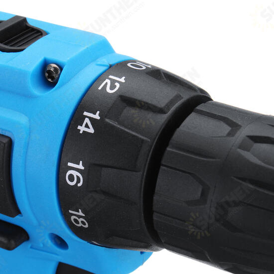 AC 110-220V DC 21V Lithium Cordless Rechargeable Power Drill Electric Screwdriver Two Speed