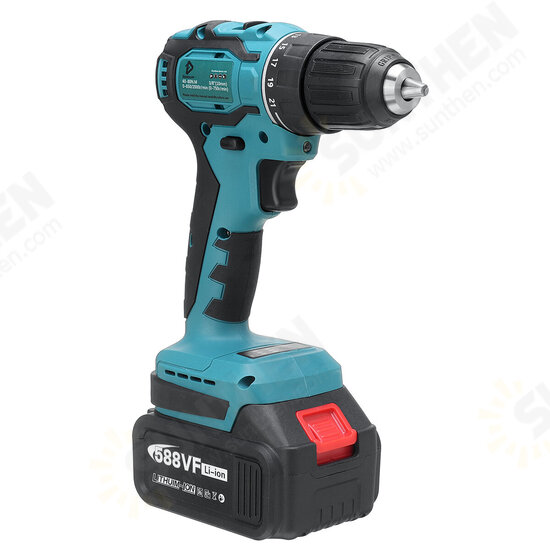 588VF 4Pcs Li-ion Battery Power Tool Set Angle Grinder Cordless Drill Hammer Electric Wrench Fit Makita