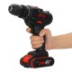 12V/24V Lithium Battery Power Drill Cordless Rechargeable 2 Speed Electric Driver Drill Motor Reverse LED Drilling Tool