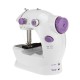 Mini Portable Electric Sewing Machine Stitch Sew Needlework Cordless Clothes Fabrics Sewing Machine W/ Light