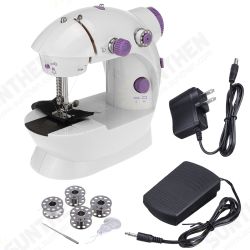 Mini Portable Electric Sewing Machine Stitch Sew Needlework Cordless Clothes Fabrics Sewing Machine W/ Light Mini Portable Electric Sewing Machine Stitch Sew Needlework Cordless Clothes Fabrics Sewing Machine W/ Light