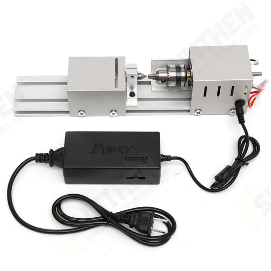 Multifunction 100W Mini Lathe Beads Machine Polisher Table Saw DIY Wood Lathe