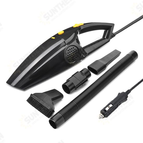 Portable Vacuum Cleaner 12V Cordless Portable Handheld Wet Dry Dust Cleaner