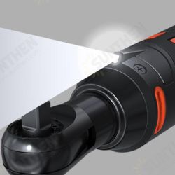 Power Cordless Ratchet Wrench Toolkit 3/8Inch 60NM 12V Electric Ratchet Wrench Right Angle With Battery and Charger