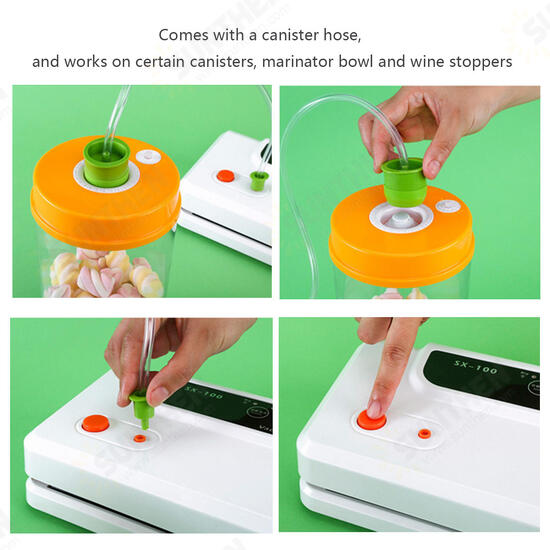 Vacuum Sealer Food Bag Electric Automatic Seal Ring Machine Saver Packing Storage