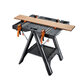 WX051 Multi-Function Work Table Foldable Sawhorse Sawing Table with Quick Clamps