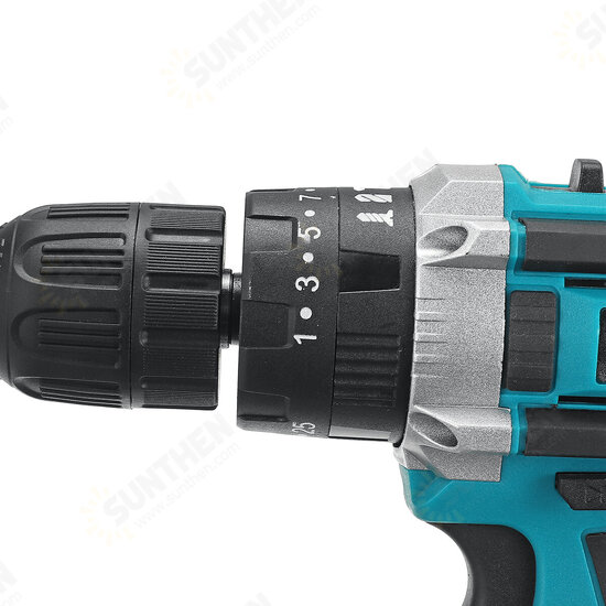 288VF 10mm Electric Drill 25+3 Torque Adjustment Switch Stepless Speed W/1pc/2pc Battery AU/EU/US Plug