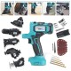 Woodworking Hardware Electric Tools Set Drill/Jig Saw/Reciprocating Saw/Detail Sander/Oscillating Tool Suit Cutting Grinding Multifunctional Toolbox