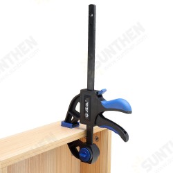 0-610mm Plastic Quick Ratchet F Clamp Fast Woodworking Clamp Woodworking Bar Clamp Tool Holder 0-610mm Plastic Quick Ratchet F Clamp Fast Woodworking Clamp Woodworking Bar Clamp Tool Holder