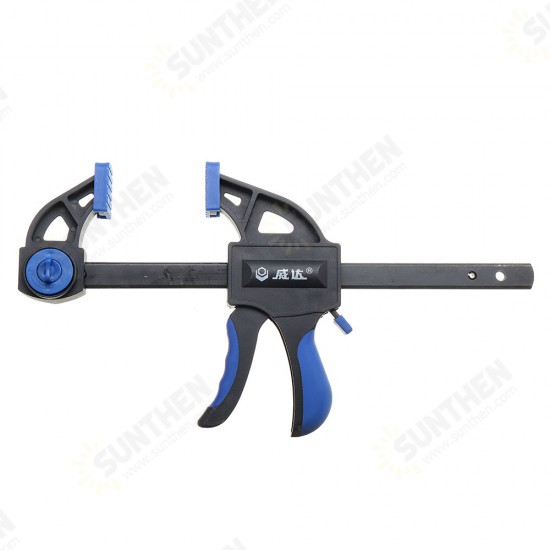 0-610mm Plastic Quick Ratchet F Clamp Fast Woodworking Clamp Woodworking Bar Clamp Tool Holder