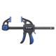 0-610mm Plastic Quick Ratchet F Clamp Fast Woodworking Clamp Woodworking Bar Clamp Tool Holder