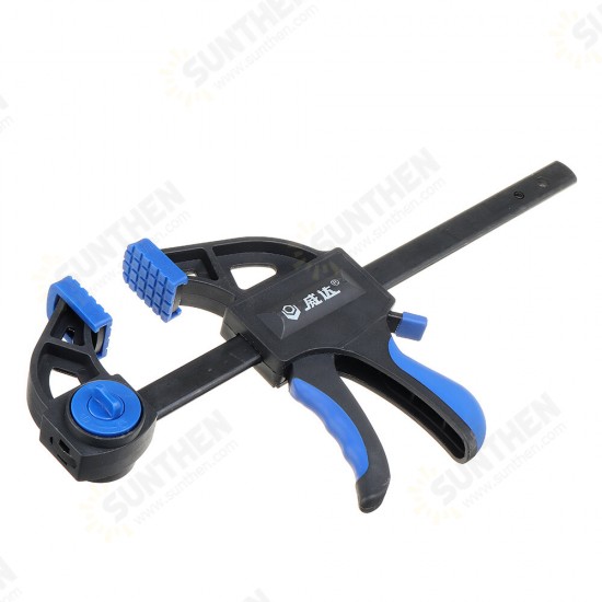 0-610mm Plastic Quick Ratchet F Clamp Fast Woodworking Clamp Woodworking Bar Clamp Tool Holder