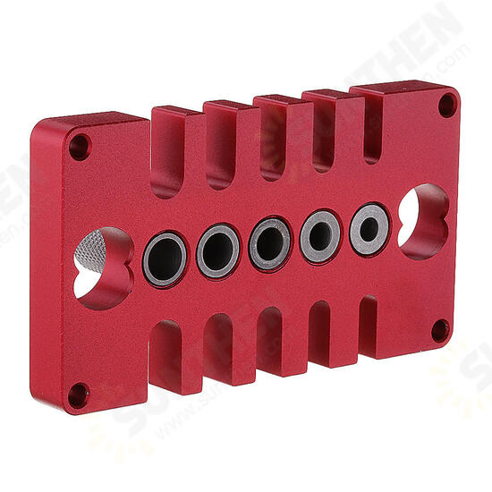 08650 Aluminum Alloy Wood Dowel Jig Woodworking Dowelling Jig 6 7 8 9 10mm Hole Drilling Tool