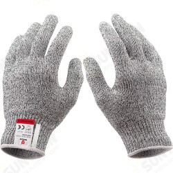 1 Pair Woodworking Cutt-proof Full Finger Gloves Safety Cut Resistant Level 5 Hand Protection Breathable for Anti-cutting Manual Cookware Butcher 1 Pair Woodworking Cutt-proof Full Finger Gloves Safety Cut Resistant Level 5 Hand Protection Breathable for Anti-cutting Manual Cookware Butcher