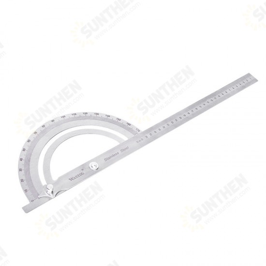 10-30cm Woodworking 180 Degree Adjustable Protractor Angle Finder Ruler Stainless Steel Caliper Measuring Tools