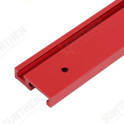 100-1220mm Red Aluminum Alloy 45 Type T-Track Woodworking T-slot Miter Track/Table Saw Router Miter Gauge 100-1220mm Red Aluminum Alloy 45 Type T-Track Woodworking T-slot Miter Track/Table Saw Router Miter Gauge