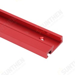 100-1220mm Red Aluminum Alloy 45 Type T-Track Woodworking T-slot Miter Track/Table Saw Router Miter Gauge 100-1220mm Red Aluminum Alloy 45 Type T-Track Woodworking T-slot Miter Track/Table Saw Router Miter Gauge