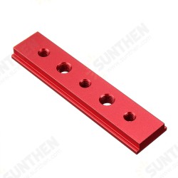 100-450mm Aluminum Alloy T-shaped Block Nut T Track Nut Slider Quick Acting Clamping T Nut for Table Saw Miter Track Jig Fixture