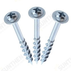 100Pcs Woodworking 25/32/38/50/63mm Pocket Hole Screws PH2 Cross Driver Head Self-tapping Screw for Pocket Hole Jig 100Pcs Woodworking 25/32/38/50/63mm Pocket Hole Screws PH2 Cross Driver Head Self-tapping Screw for Pocket Hole Jig