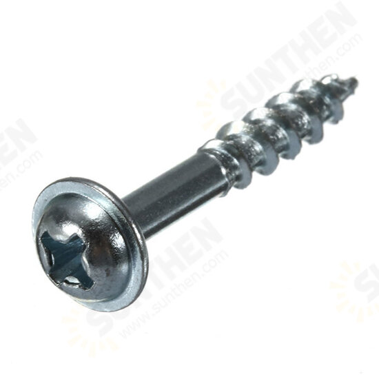 100pcs ST4-20/25/38 Screws Carbon Steel Cross Head ST4 Woodworking Screw Half-tooth Self-tapping 100pcs ST4-20/25/38 Screws Carbon Steel Cross Head ST4 Woodworking Screw Half-tooth Self-tapping
