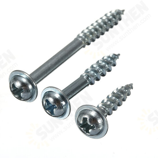 100pcs ST4-20/25/38 Screws Carbon Steel Cross Head ST4 Woodworking Screw Half-tooth Self-tapping 100pcs ST4-20/25/38 Screws Carbon Steel Cross Head ST4 Woodworking Screw Half-tooth Self-tapping