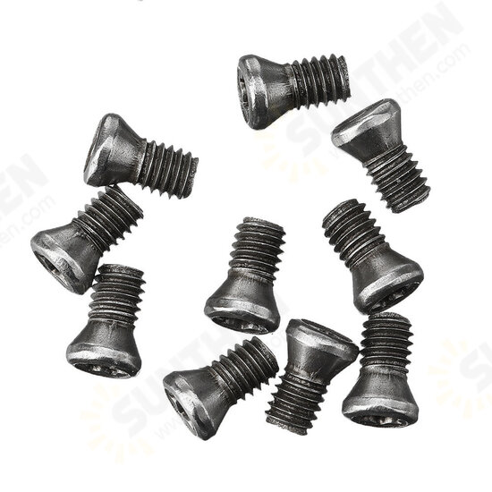 10Pcs/Set Wood Carbide Insert Cutters Screws DIY Wood Turning Tool Woodworking Lathe Tools